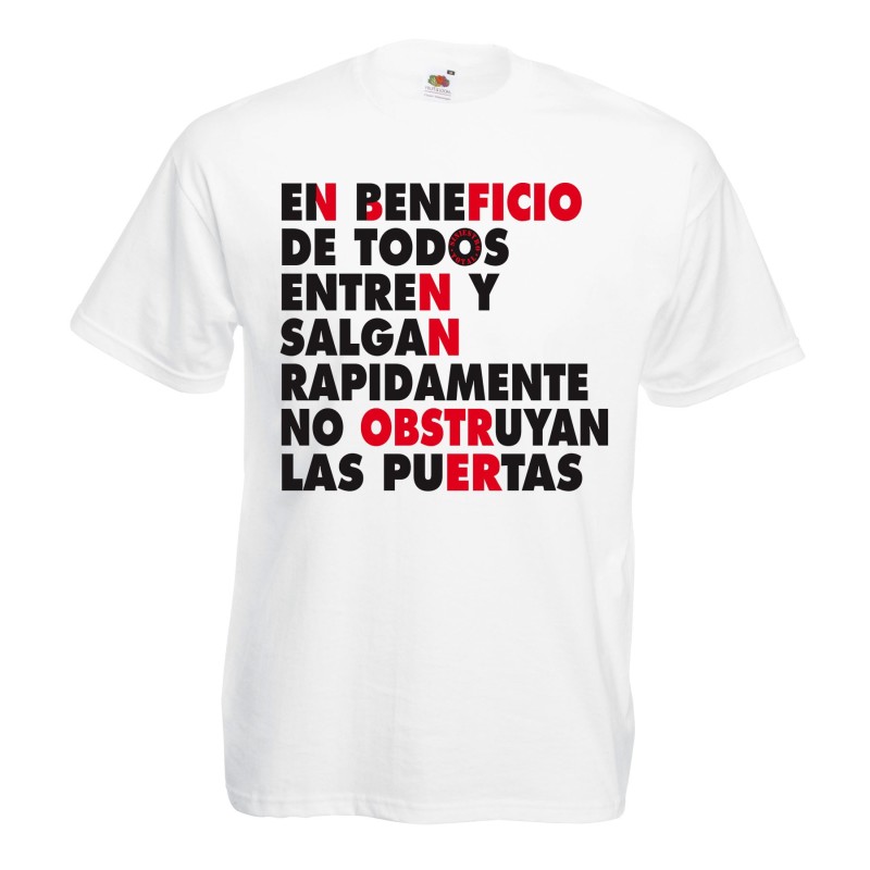 Camiseta NO OBSTRUYAN