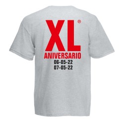 Camiseta "XL Aniversario". Logo-Frase